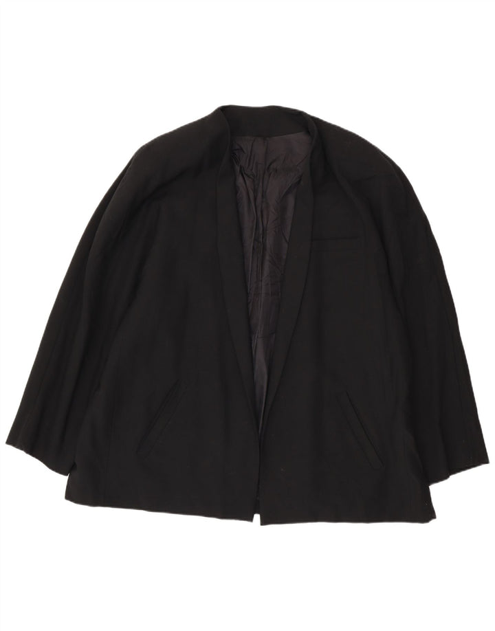 Marynarka damska Marina Rinaldi otwarta, oversize, rozmiar 31 XL, czarna