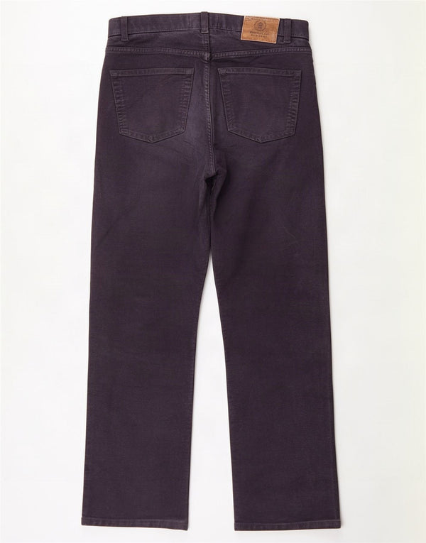 Męskie spodnie casual Marks & Spencer Blue Harbor Straight W32 L31 granatowe