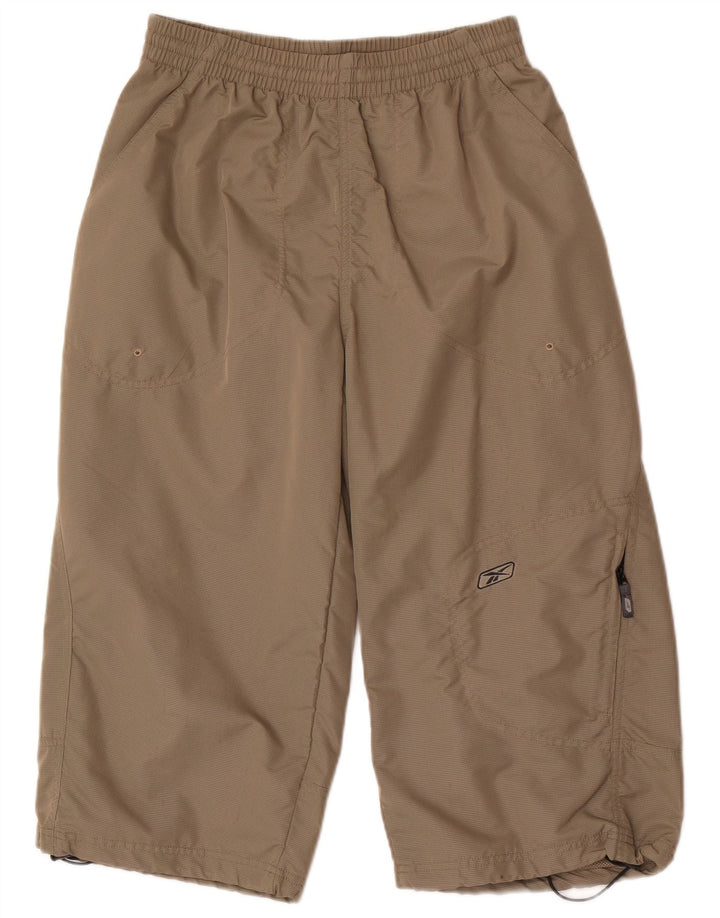 Męskie spodnie dresowe Reebok Capri, małe, nylonowe khaki