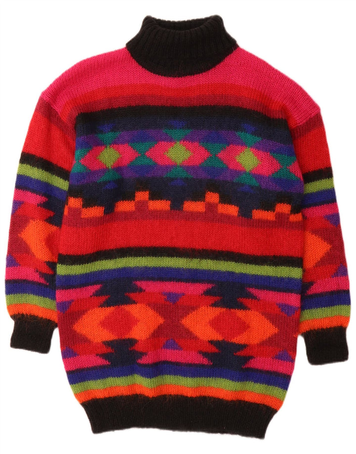 BHS Damski sweter z golfem UK 10/12 Średni wielobarwny