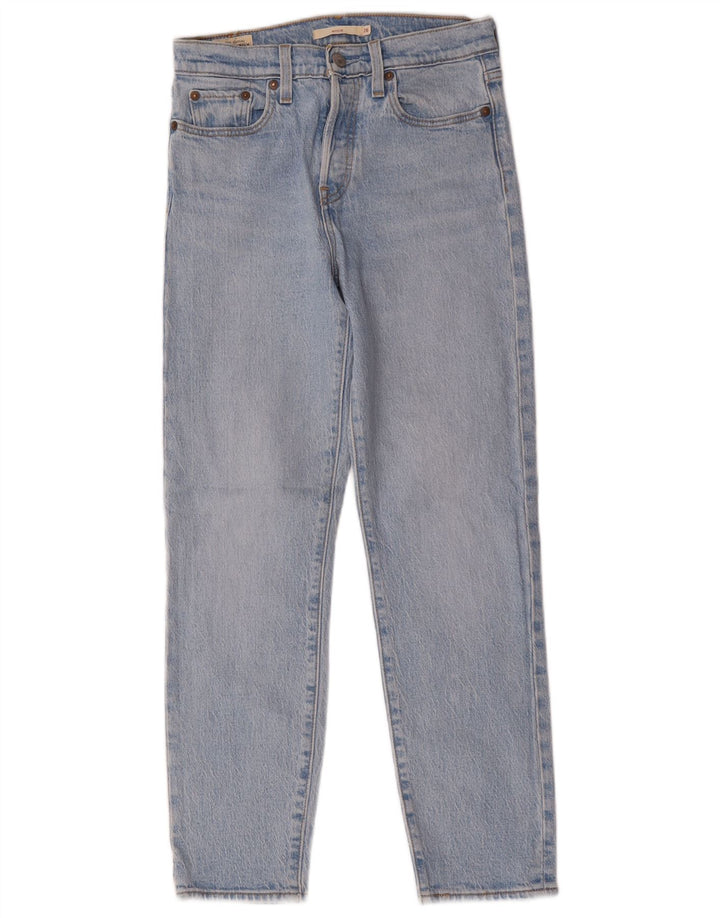 Damskie dżinsy Levi's Wedgie Straight W26 L27 Niebieska bawełna