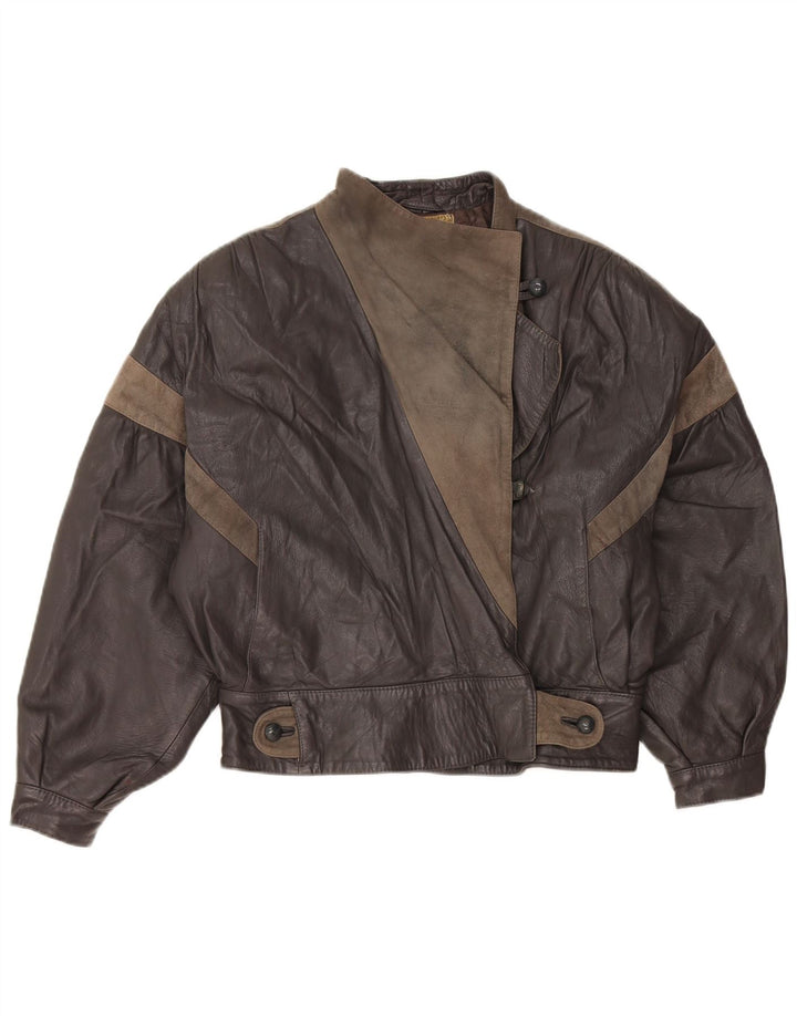 Kurtka damska Lavorazione Artigiana IT 44 Skóra w kolorze średniej szarości