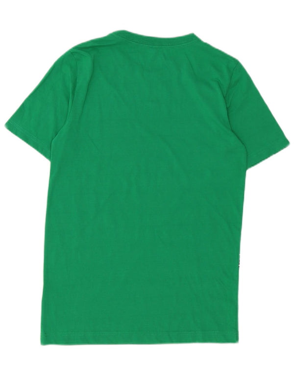 Chłopięcy T-shirt z grafiką Jordan na 12-13 lat, duży, zielony, bawełniany