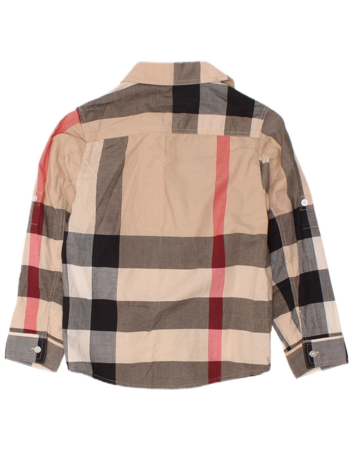 Koszula chłopięca Burberry 5-6 lat, bawełniana, wielokolorowa krata