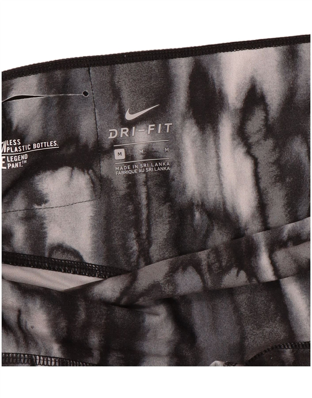 Damskie legginsy Nike Dri Fit UK 14 Średni szary nadruk zwierzęcy