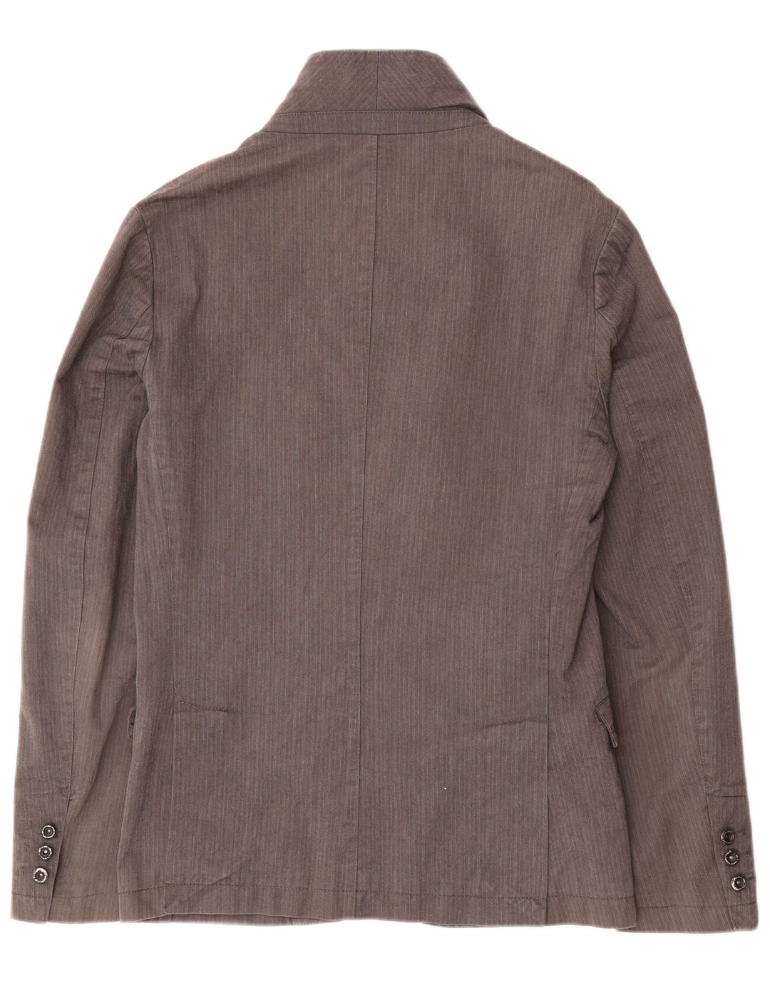 Zara Męska marynarka zapinana na 2 guziki UK 36, mała, szara, bawełniana w prążki