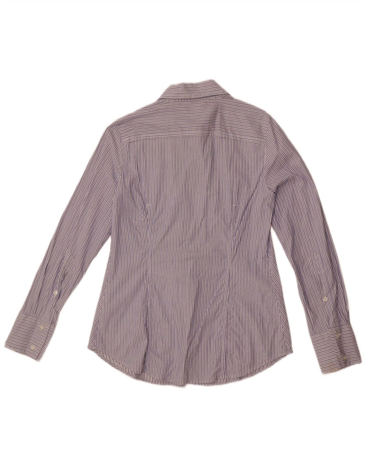 Koszula damska Benetton UK 14, bawełniana w średnie niebieskie prążki