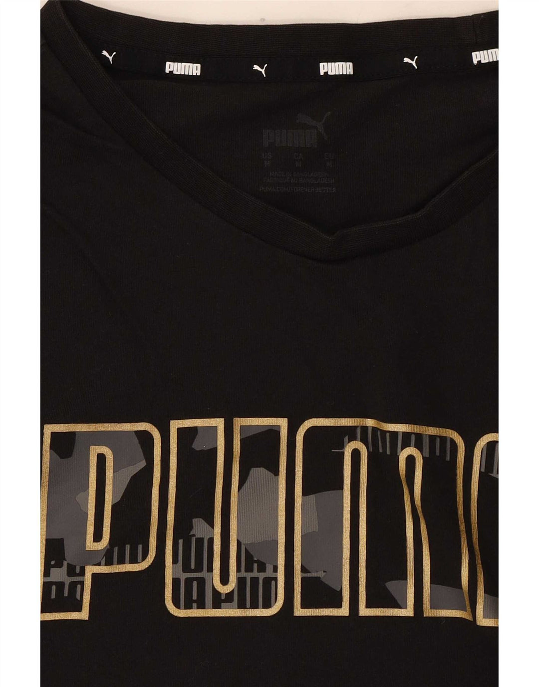 Damska koszulka z grafiką Puma Top UK 14 Średnia czarna