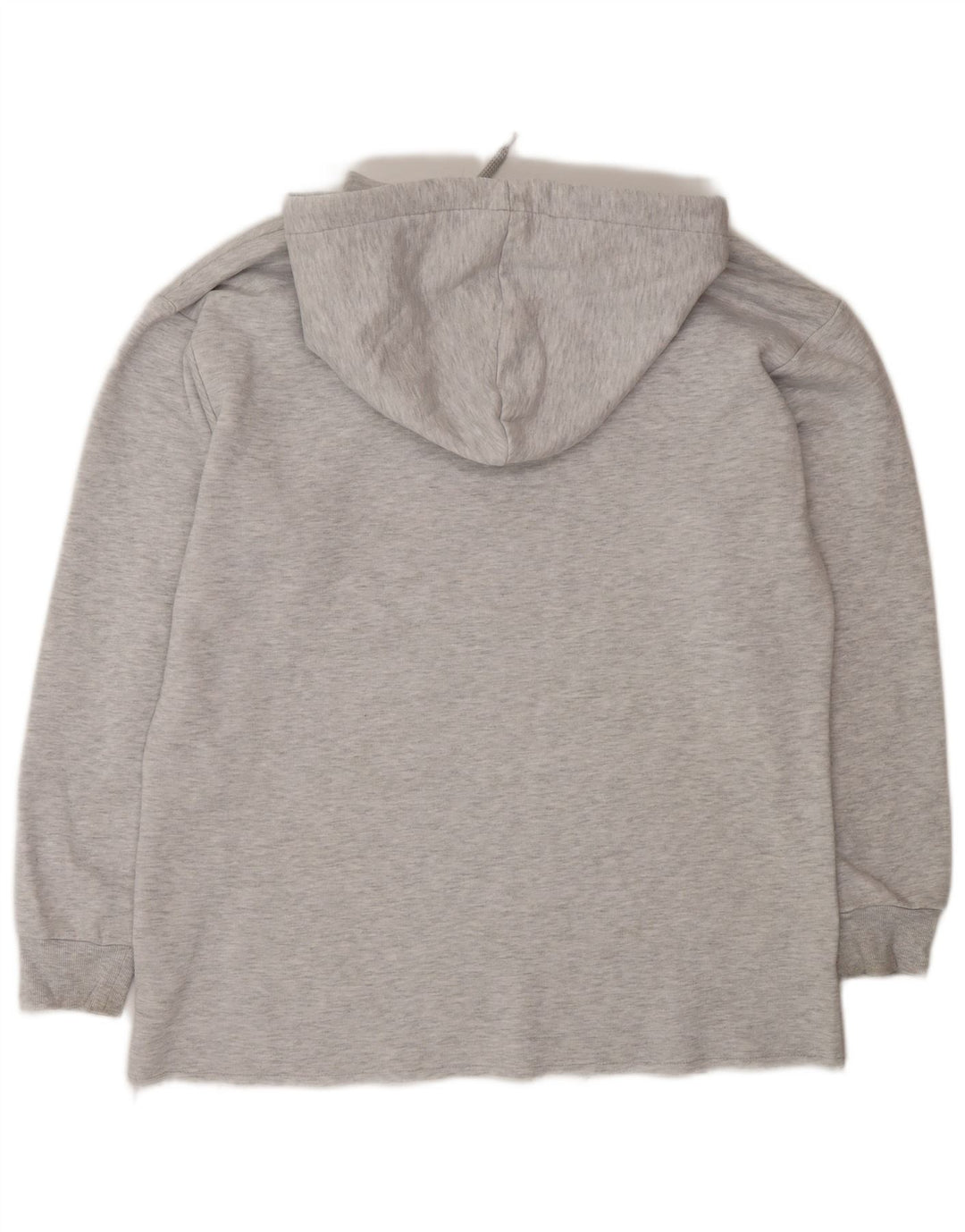 Topshop Damski wysoki, oversize'owy sweter z kapturem UK 10, mały, szary poliester