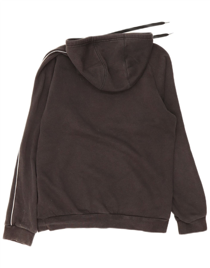 Męska bluza z kapturem Adidas, średnia czarna bawełna