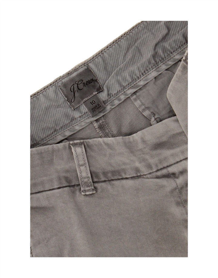 J. CREW Womens Chino Shorts US 10 Large W34 Grey Cotton Vintage J. Crew and Second-Hand J. Crew from Messina Hembry 