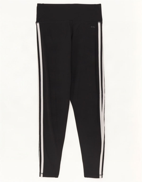 Damskie legginsy Adidas Tight Fit Crop UK 12/14 Średni czarny poliester