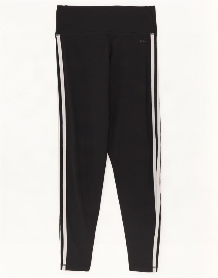 Damskie legginsy Adidas Tight Fit Crop UK 12/14 Średni czarny poliester
