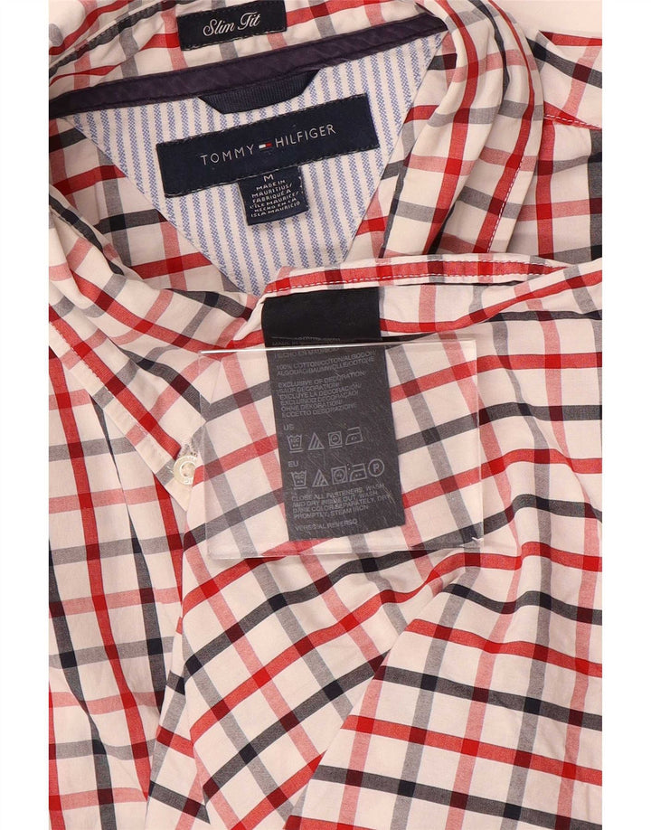 Męska koszula slim fit Tommy Hilfiger w średnią wielobarwną kratkę, bawełniana