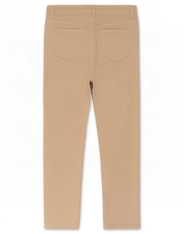 Marks & Spencer Womens Relaxed Fit Slim Jeans UK 10 Small W30 L27 Beige