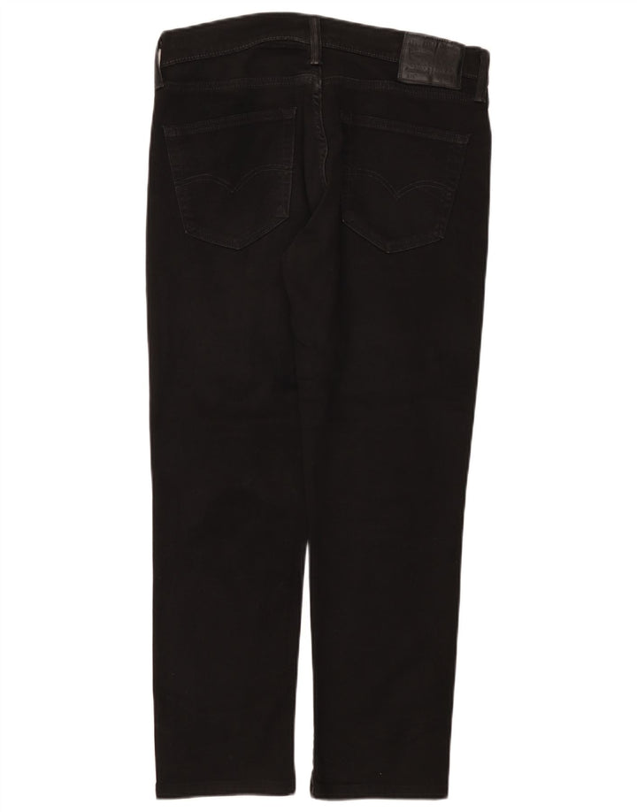 Męskie jeansy slim fit Levi's W33 L28 Czarna bawełna