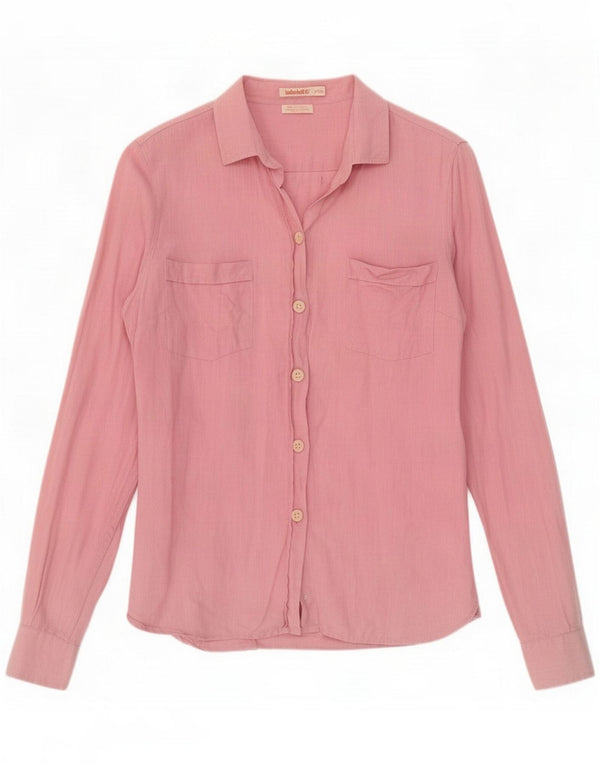 Koszula damska Timberland UK 10 Small Pink Linen