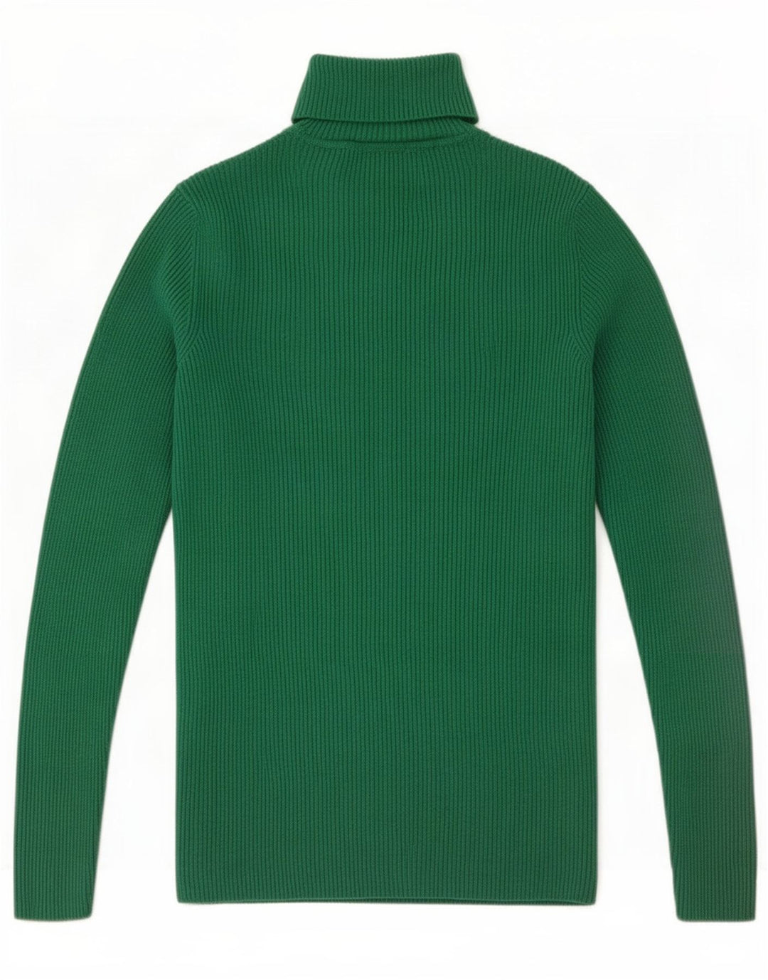 Marks & Spencer Damski sweter z golfem UK 10 Small Green Wiskoza