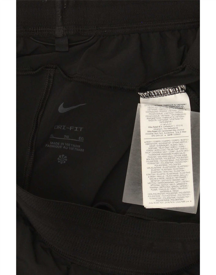 Męskie spodenki sportowe Nike Dri Fit XL, czarne, poliestrowe