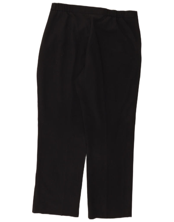 Marks & Spencer Damskie proste spodnie codzienne UK 18 XL W38 L29 Czarne