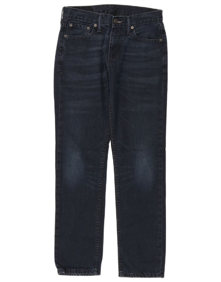 LEVI'S Mens 511 Slim Jeans W29 L32 Navy Blue Cotton