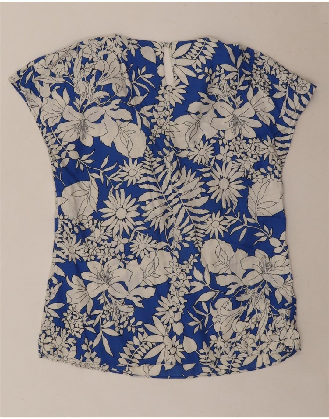 Bluzka damska BODEN Top UK 8 Small Blue w kwiatowe wiskozy