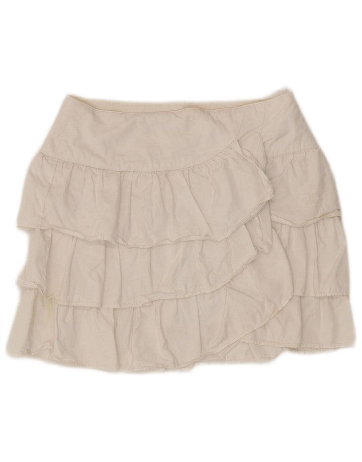 Warstwowa spódnica damska Zara XS W24 biała