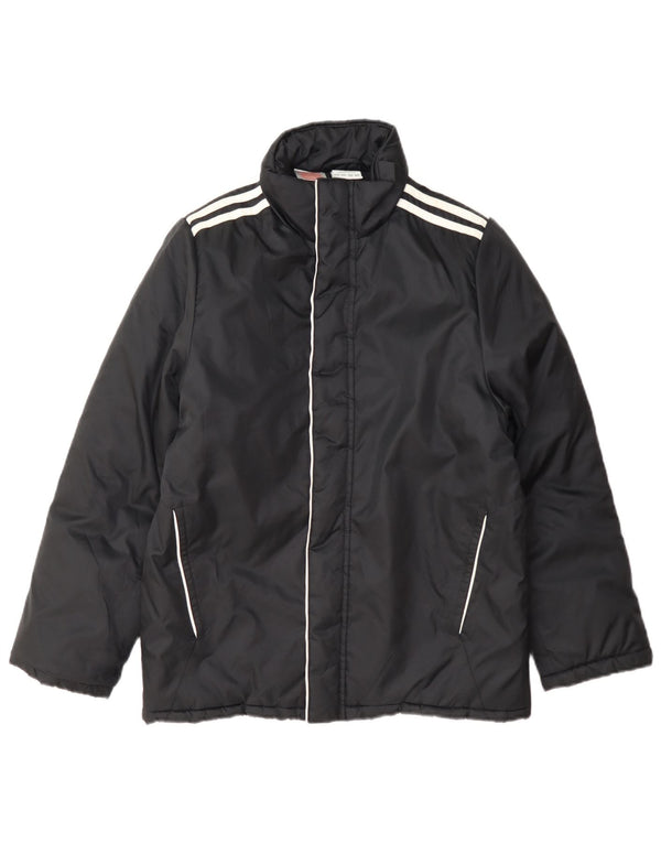 Adidas Chłopięca Wyściełana Kurtka 11-12 Lat Czarny Nylon