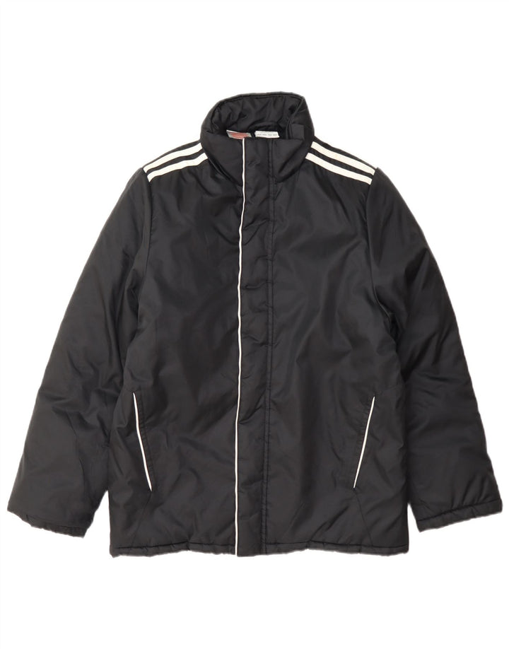Adidas Chłopięca Wyściełana Kurtka 11-12 Lat Czarny Nylon