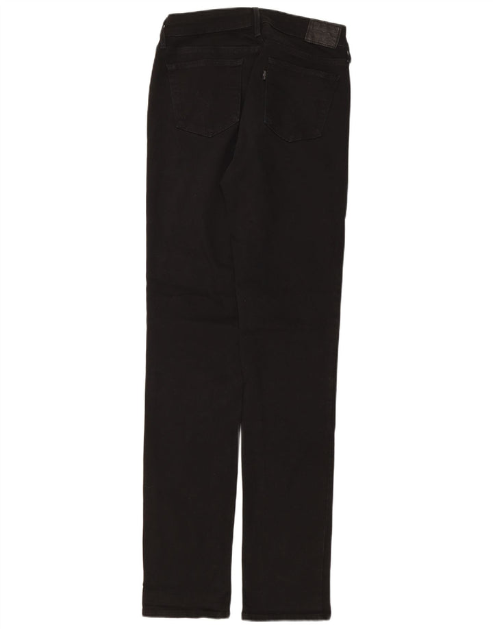 Damskie jeansy Levi's 710 Slim W30 L34 Czarna bawełna