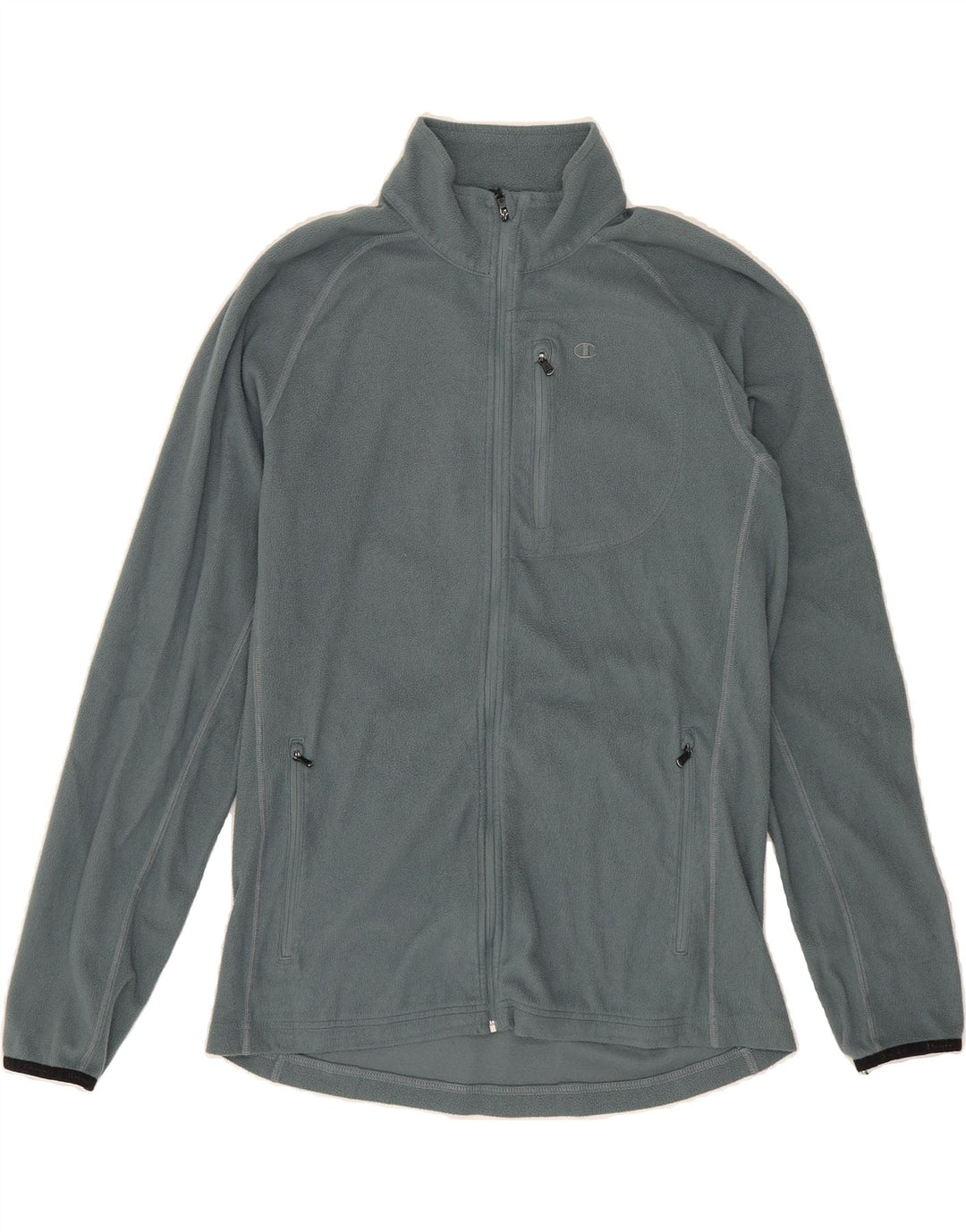 CHAMPION Mens Fleece Jacket UK 42 XL Blue Polyester Vintage Champion and Second-Hand Champion from Messina Hembry 