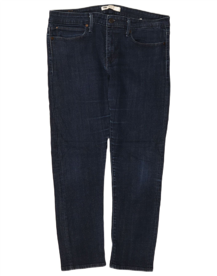 Damskie jeansy LEVI'S W30 L27 Granatowe, bawełniane