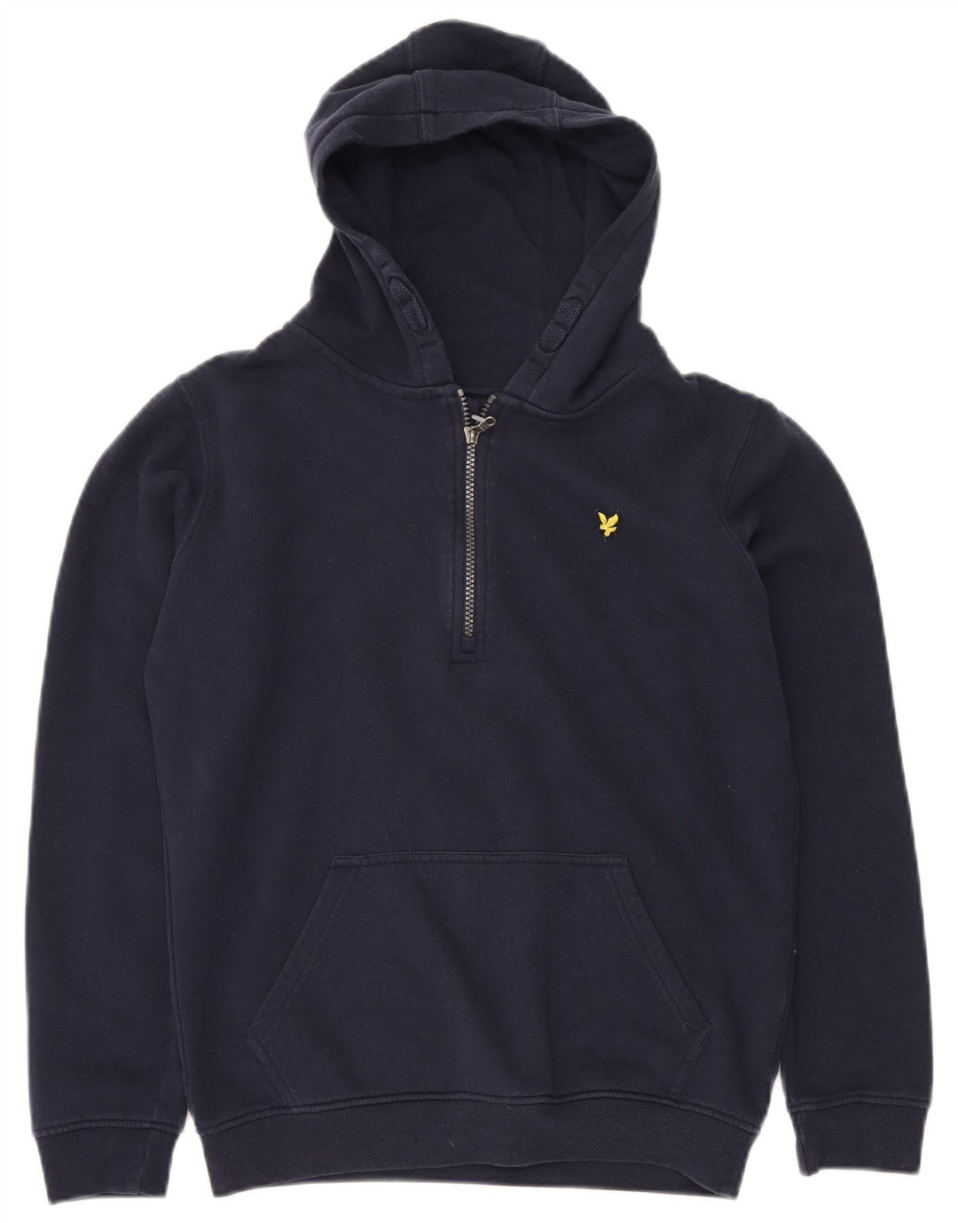 Chłopięcy sweter z kapturem i zamkiem LYLE & SCOTT 12-13 lat, granatowy, bawełniany