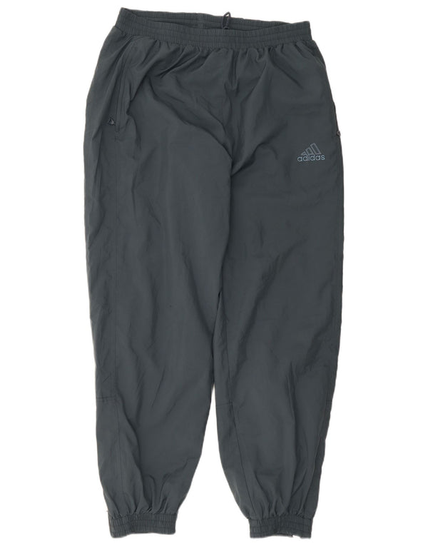 Męskie spodnie dresowe Adidas Joggers UK 44/46 Duży szary poliester