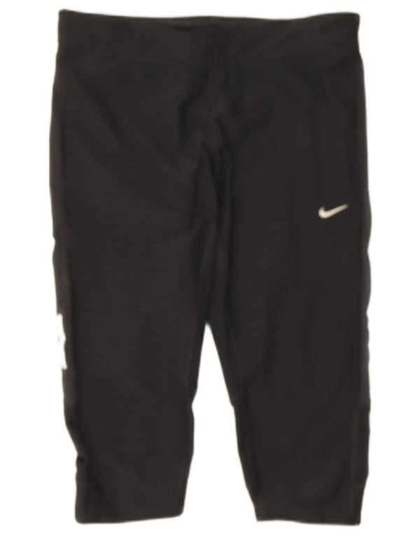 Damskie legginsy Nike Dri Fit Capri UK 12, średnie czarne