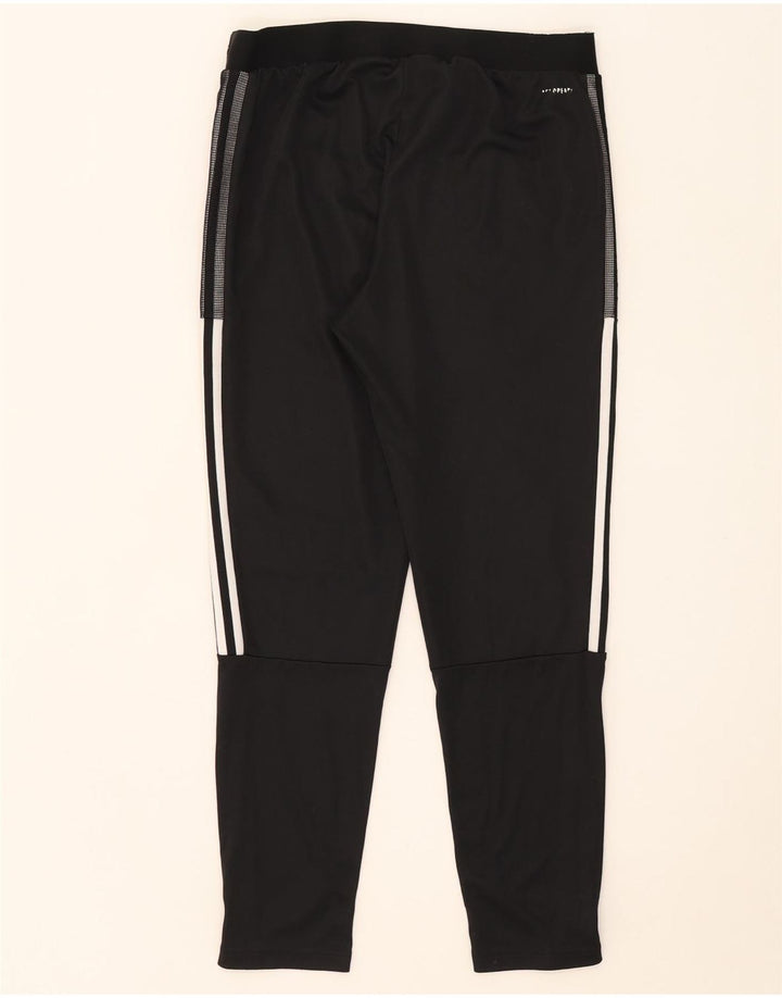 Męskie spodnie dresowe Adidas Aeroready, duże, czarne, poliestrowe