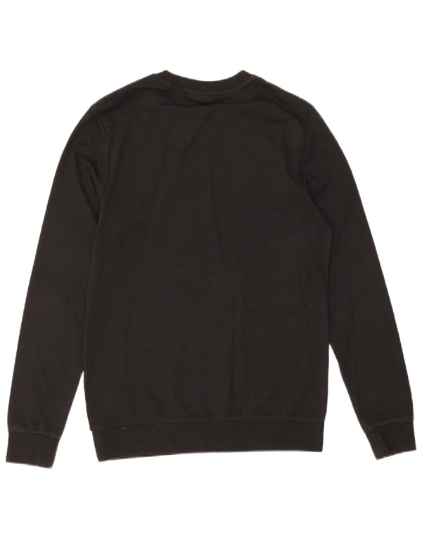 Męska bluza z grafiką Hugo Boss, mała, czarna, bawełniana
