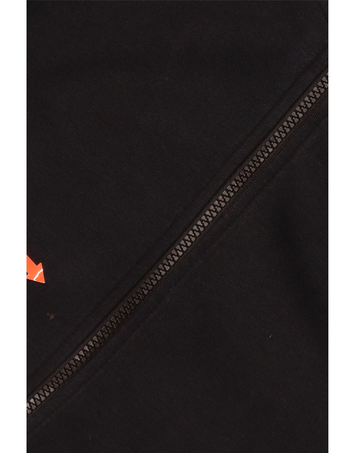 Męski sweter z kapturem i zamkiem NIKE, średniej wielkości, czarny, bawełniany