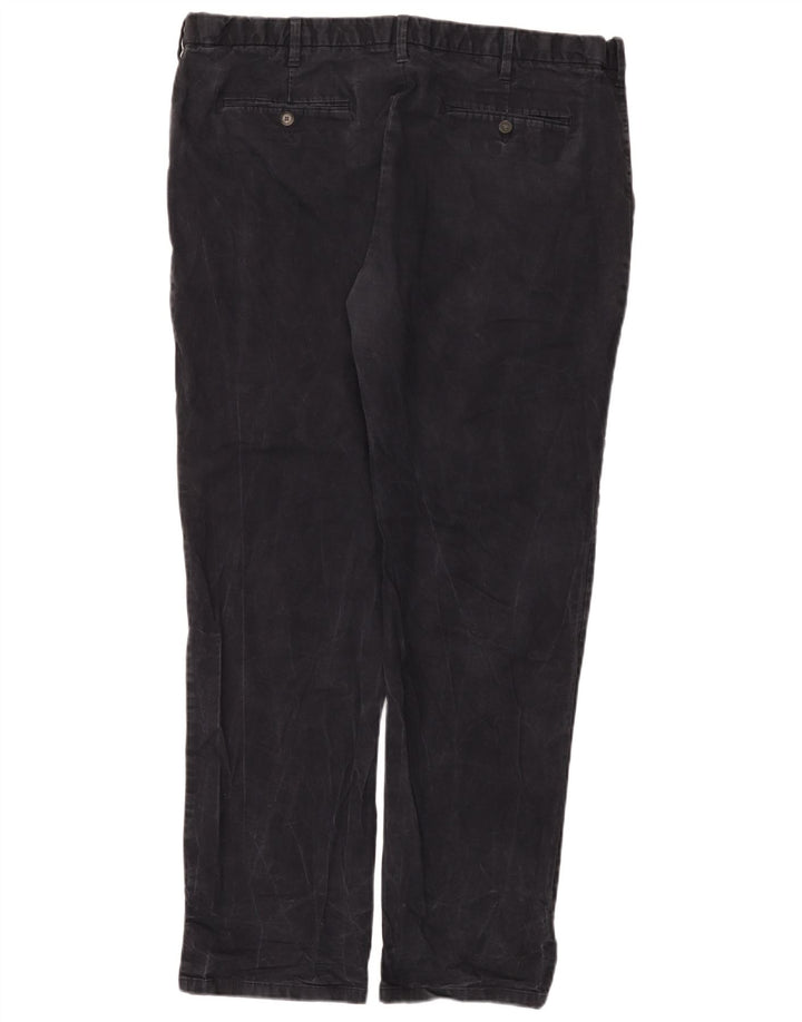 Męskie spodnie Chino Marks & Spencer Straight Regular W42 L33 Granatowe