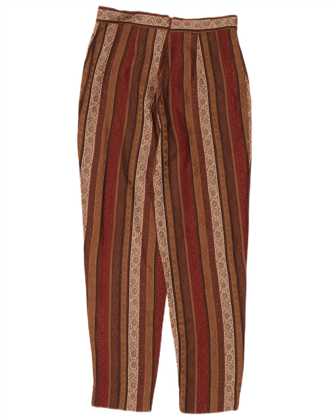 Spodnie damskie w stylu vintage IT 44 Medium W26 L27 w wielokolorowe paski