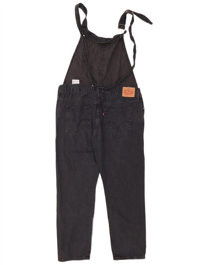 Męskie ogrodniczki Levi's Slim Jeans Large W36 L28 Szara bawełna