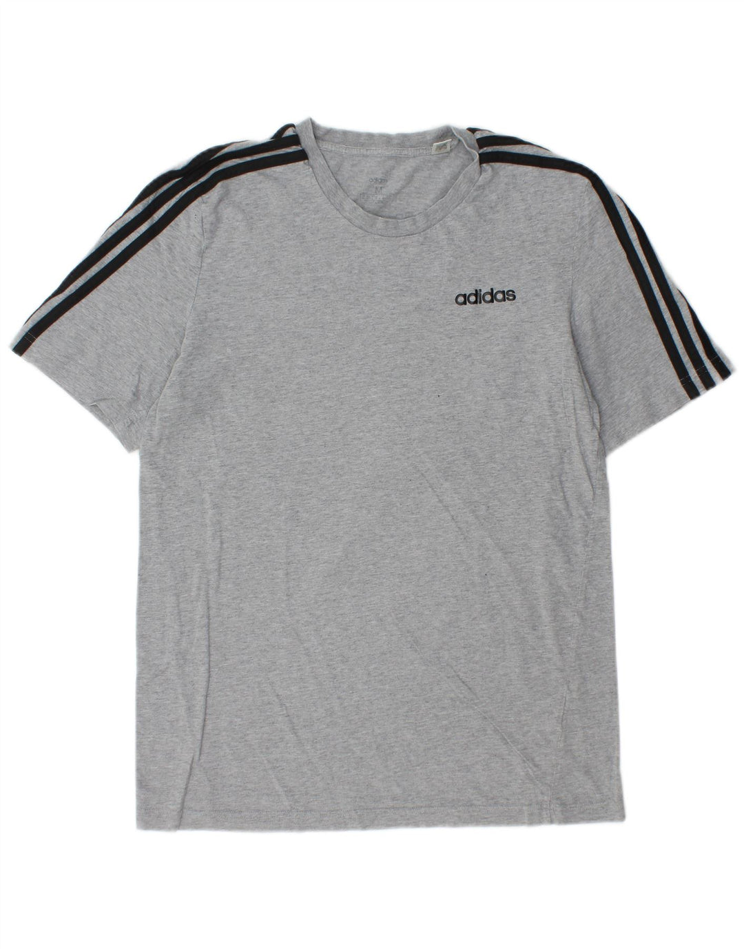 T-shirt męski ADIDAS, średni, szary, nakrapiany