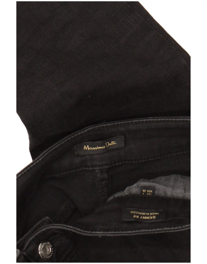Damskie jeansy Skinny Massimo Dutti EU 38 Small W28 L30 Czarne