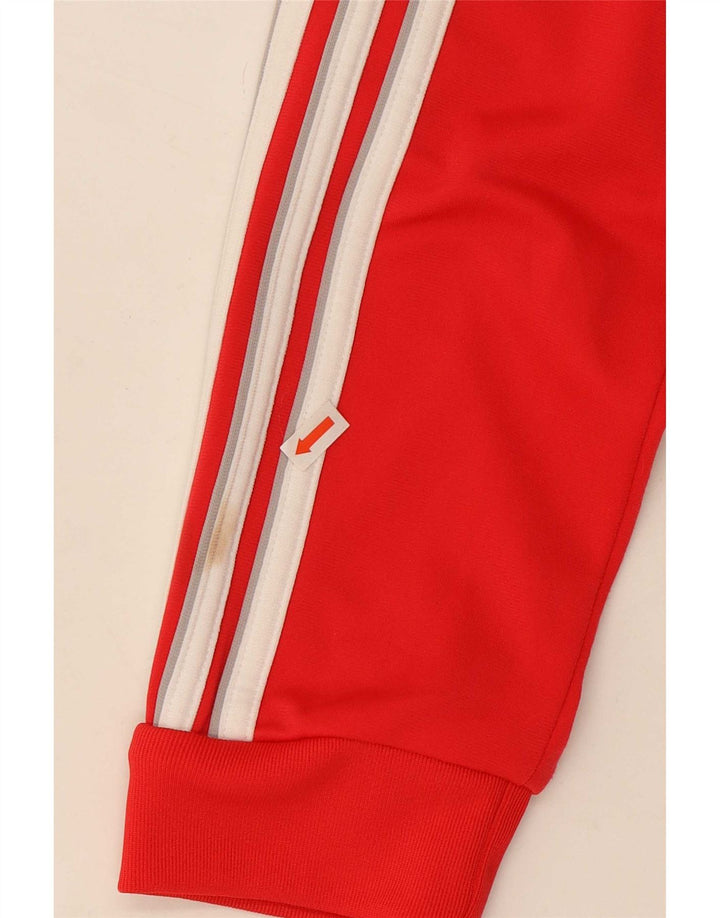 Damska bluza dresowa Adidas UK 12, średni czerwony poliester