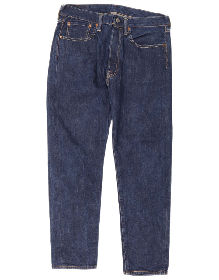 Męskie jeansy Levi's 501 CT Straight W34 L32 Niebieskie bawełniane