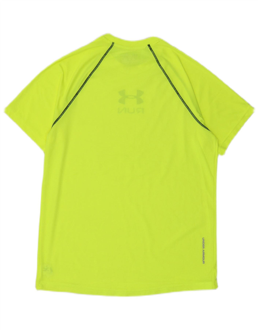 Męski T-shirt z grafiką UNDER ARMOUR Heat Gear, średni zielony poliester