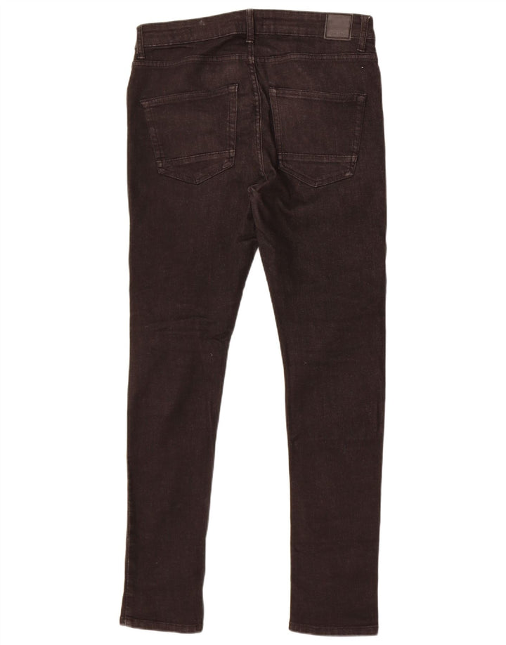 Męskie jeansy Bench Skinny W32 L32 Czarne bawełniane