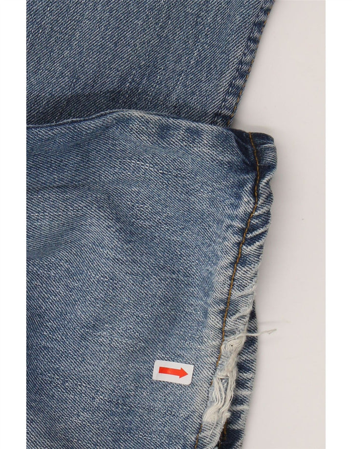 Męskie jeansy LEVI'S 505 Straight W36 L30 Niebieska bawełna