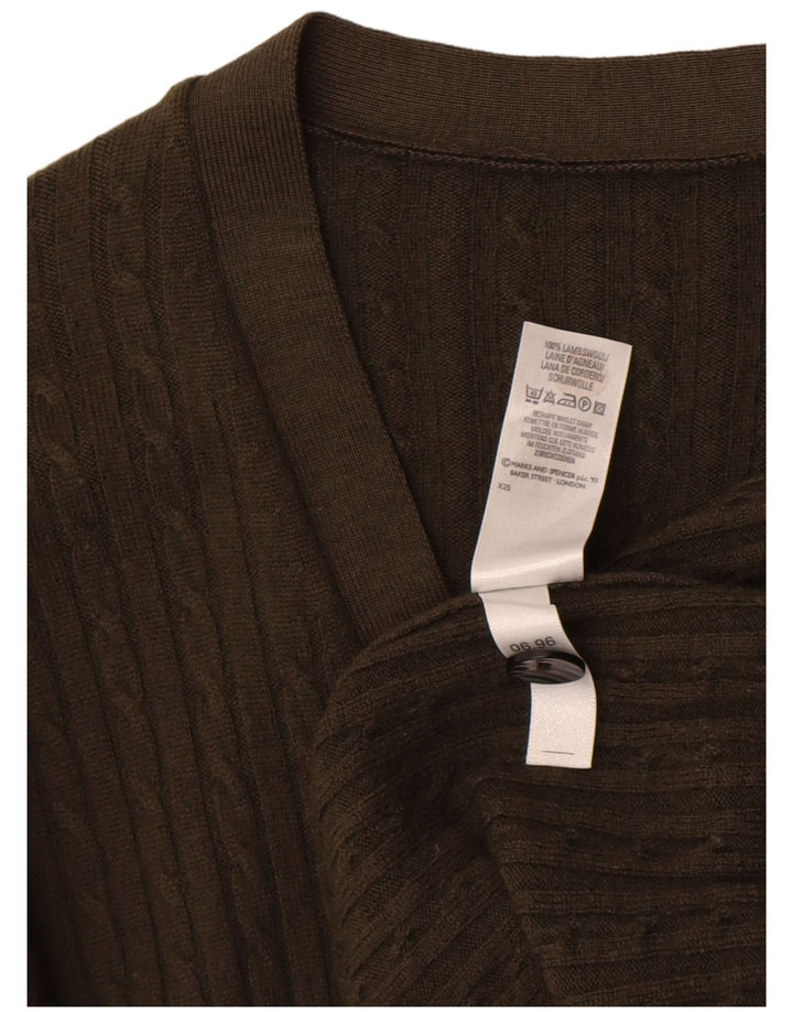 Marks & Spencer Damski sweter St. Michael Cardigan UK 14, duży khaki