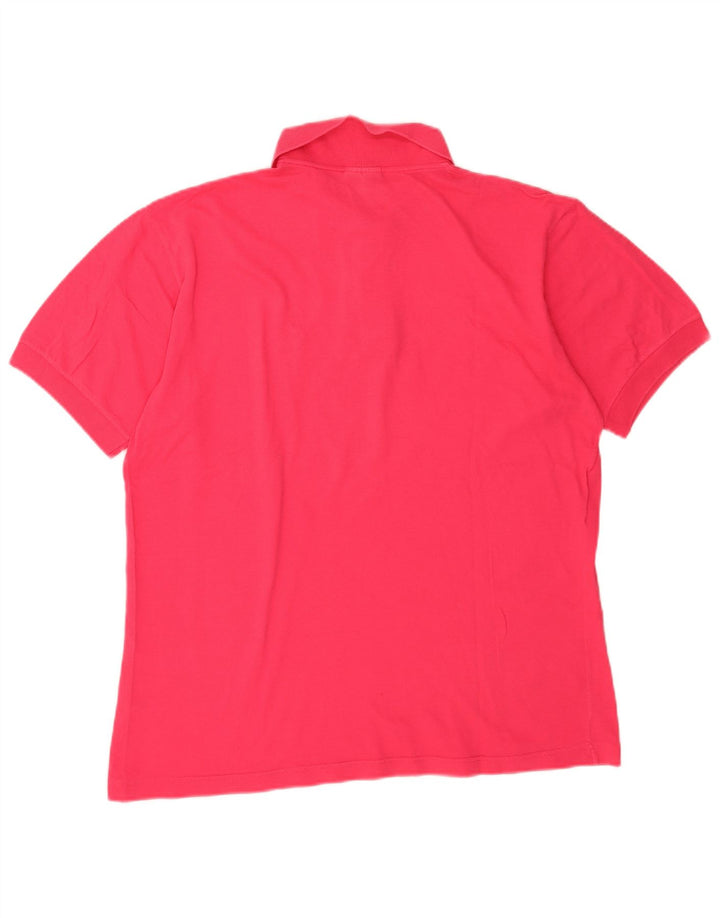 Męska koszulka polo Sergio Tacchini, duża, różowa, bawełniana